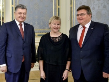 П. Порошенко обсудил с главами МИД Литвы и Швеции противодействие реализации "Северного потока-2"