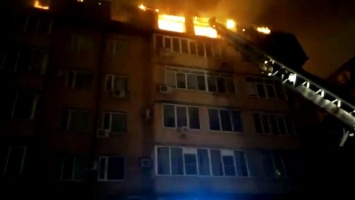 Пожар в Ровно: проводится эвакуация людей