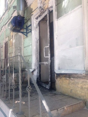 В центре Одессы подожгли шашлычную