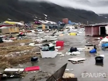На Гренландию обрушилось цунами: в одной из деревень смыло 11 домов