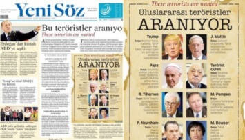 В Турции проправительственная газета включила Трампа в "список террористов"