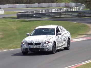 Новая BMW 3-й серии замечена на трассе Нюрбургринг