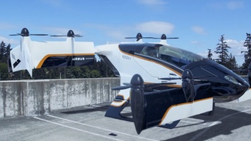 Airbus представили работу первого летающего такси
