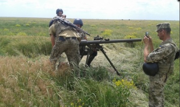 Военнослужащие пограничной комендатуры быстрого реагирования прошли боевое слаживание на николаевском полигоне «Широкий лан»