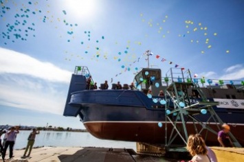 "Нибулон" спустил на воду третий буксир нового поколения (фото)