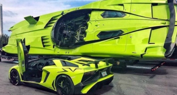 Акция для олигархов: суперкар Lamborghini и гоночный катер за $2,2 миллиона