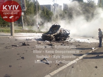 Полиция квалифицировала взрыв авто в Киеве как теракт