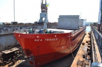 На обновленном доке Одесского порта закончили ремонт первого в этом году судна
