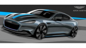 Премьера электрического Aston Martin RapidE состоится в 2019 году