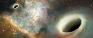 Ученые впервые обнаружили вращающиеся вокруг друг друга черные дыры