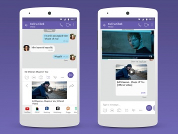 Новые дополнения для чатов в Viber позволяют искать видео на YouTube, не покидая переписку [видео]