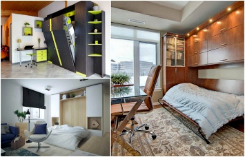 18 примеров трансформируемой мебели с откидными кроватями, которые отлично подходят для малогабаритного жилья