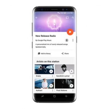 Google запустил в Play Music радио новинок для всех пользователей
