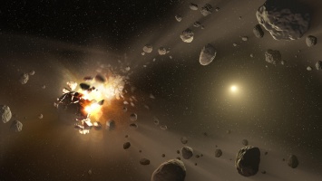 Астероиды ранней Солнечной системы были грязевыми