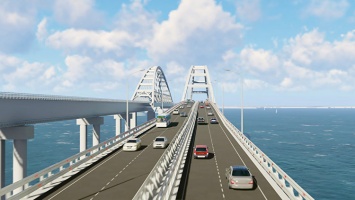 Арки Крымского моста показали в обновленной 3D-визуализации