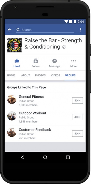Facebook разрешил интегрировать группы со страницами брендов и организаций