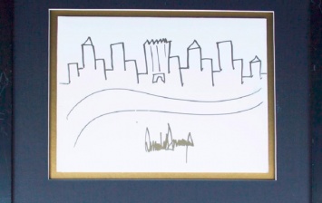 Рисунок Трампа выставят на торги