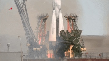 LIVE: Запуск пилотируемого корабля «Союз МС-05» к МКС