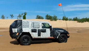 Новый Jeep Wrangler 2018 показал свои внедорожные способности