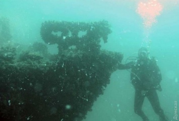 На дне моря в Одесской области дайверы нашли затонувшее немецкое судно