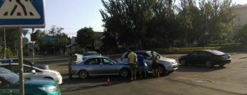 На Соборной в Николаеве не разминулись "Suzuki" и "BMW" (ФОТО)