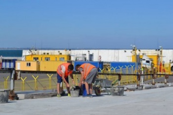 В Одесском порту возобновлены работы по реконструкции путепровода