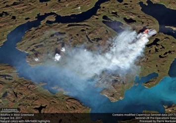 Самый большой пожар в Гренландии связали с глобальным потеплением