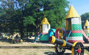 В Детском парке Павлограда установили пушки (ФОТОФАКТ)