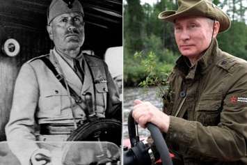 Найдите отличия: немецкие журналисты сравнивают Путина и Муссолини (+4фото)