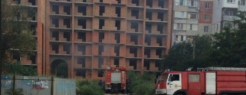 В Одессе снова горела злополучная стройка