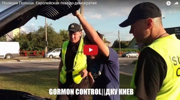 Польские гаишники "успокоили" украинцев из "Дорожного контроля" (видео)