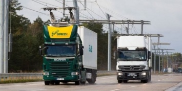 Германия захотела превратить грузовики в троллейбусы