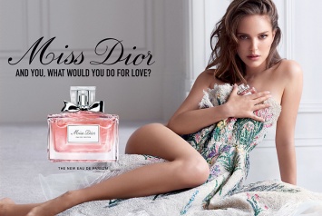 Обнаженная Натали Портман в новой рекламной кампании аромата Miss Dior