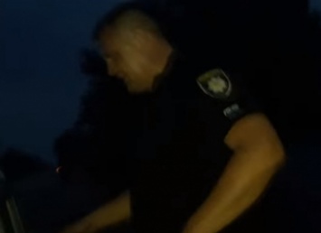 Как полицейские в Кирилловке от автомобилистов-хамов сбежали (видео)