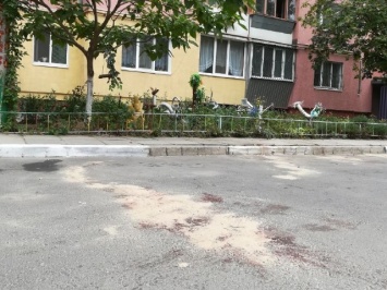 В Запорожье во дворе дома жестоко убит человек. Что говорят жильцы и полиция (репортаж)