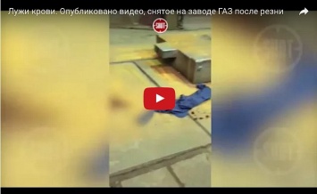 Появилось видео, снятое на заводе ГАЗ после резни в России (18+)
