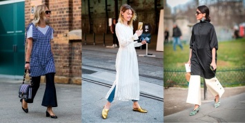 Два в одном: брюки с платьем - новый тренд, который заполонил мегаполисы