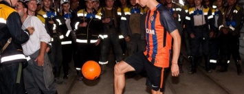 Футболист «Шахтера» установил рекорд по набиванию мяча под землей