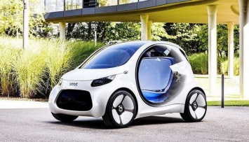 Smart представил концепт беспилотного электромобиля будущего