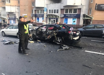 Взрыв автомобиля в центре Киева: все подробности и версии
