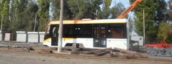 В Каменском проходит тест-драйв опытного образца трамвая днепровского производства