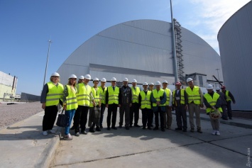 Одесский нардеп в составе украинско-французской делегации посетил Чернобыльскую АЭС