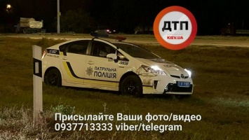 В Киеве ДТП с патрульными и авто на еврономерах