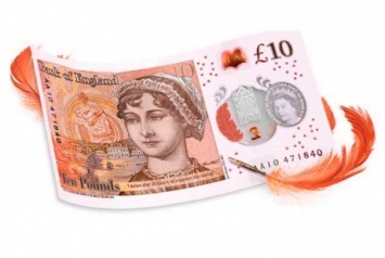 Банк Англии выпустил новые 10 фунтов с портретом Джейн Остин