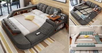 Утро доброе: Создана многофункциональная кровать, в которой хочется провести целый день