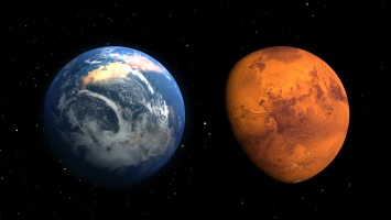 Ученые назвали сроки столкновения Земли с Марсом