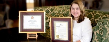Криворожанка получила награду конгресса США (ФОТО)