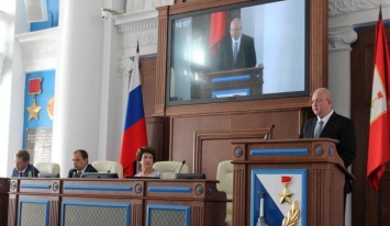 Председатель горизбиркома Александр Петухов принял участие в пленарном заседании сессии Заксобрания Севастополя