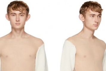 "Голый" свитер - новый тренд сезона от Calvin Klein