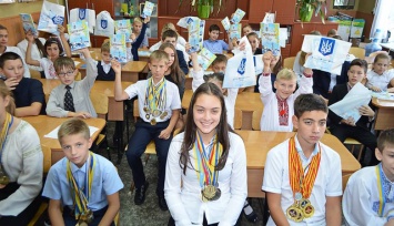 Олимпийский урок в Днепре провели школьники